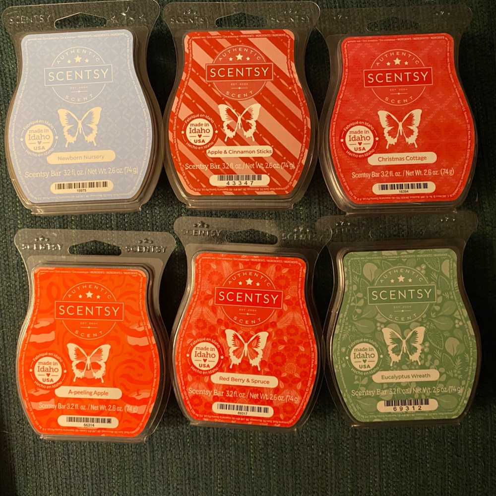 Lot of 6 Scentsy Bars